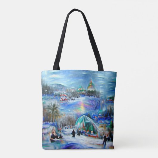 Wintercarnaval Tote Bag (Achterkant)