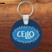 wintercello sleutelhanger (Voorkant)