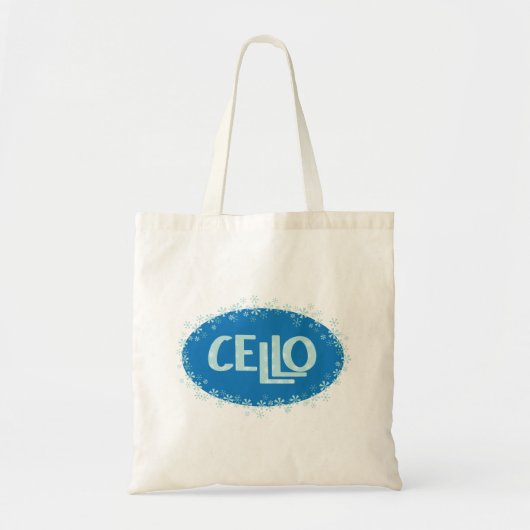 wintercello tote bag (Voorkant)