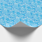 Wintercirkels: Abstracte stippen. Cadeaupapier (Hoek)
