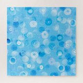 Wintercirkels: Abstracte stippen. Legpuzzel (Horizontaal)