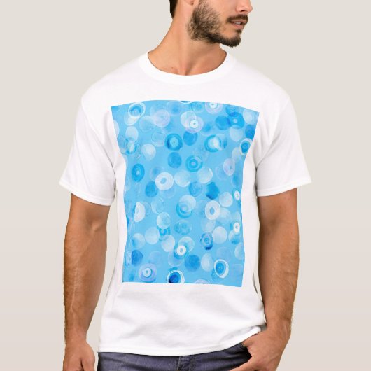 Wintercirkels: Abstracte stippen. T-shirt (Voorkant)