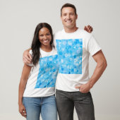 Wintercirkels: Abstracte stippen. T-shirt (Unisex)