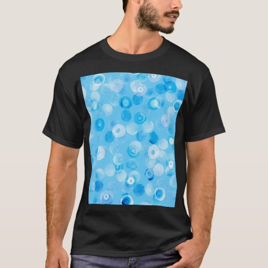 Wintercirkels: Abstracte stippen. T-shirt (Voorkant)