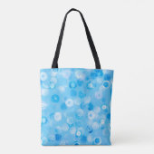 Wintercirkels: Abstracte stippen. Tote Bag (Achterkant)