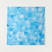 Wintercirkels: Abstracte stippen. Wandkleed (Voorkant (horizontaal))