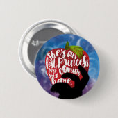 Wintercitaat Ronde Button 5,7 Cm (Voorkant /achterkant)