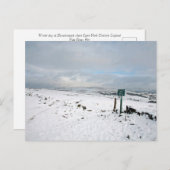 Winterdag Bowstonegate Briefkaart (Voorkant / Achterkant)