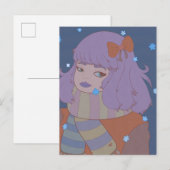Winterdag Briefkaart (Voorkant / Achterkant)