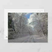 winterdag briefkaart (Voorkant / Achterkant)