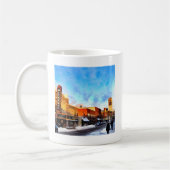 Winterdag in Ann Arbor Koffiemok (Links)