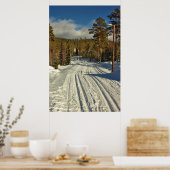 Winterdag in Zweden Poster (Keuken)