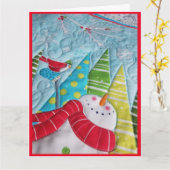 Winterdag Kaart (Gele Bloem)