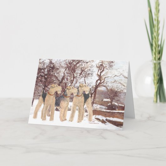 Winterdag Kaart (Voorkant)