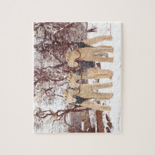 Winterdag Legpuzzel (Verticaal)