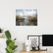 Winterdag op het Briefkaart van het Macclesfield C Poster (Thuiskantoor)