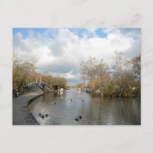 Winterdag op het Macclesfield-kanaal