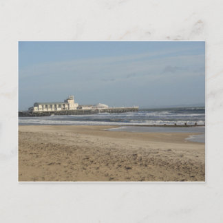 Winterdag op het strand van Bournemouth Briefkaart