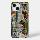 Winterdagen Kerstscène Case-Mate iPhone Case (Achterkant)