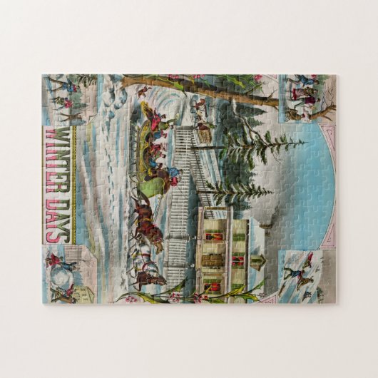 Winterdagen Legpuzzel (Horizontaal)