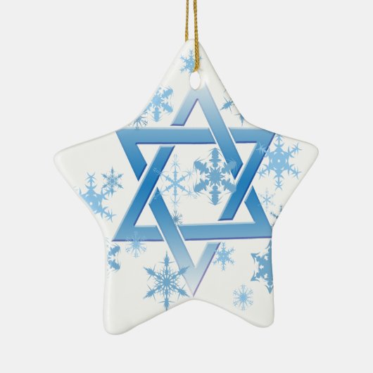 winterdavid keramisch ornament (Rechts)