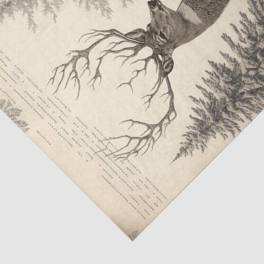  Winterdeer Tissuepapier (Detail)