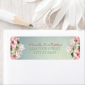  Winterden & Poinsettia Adresetiketten Etiket (Insitu)