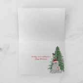 winterdenbomen in het raam kaart (Binnen)