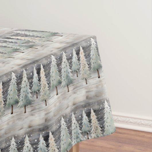 Winterdennen & Kerstsfeer Tafelkleed (Voorbeeld)