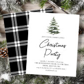 Winterdennen | Plaid Christmas Budget Invitation