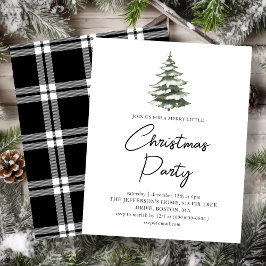 Winterdennen | Plaid Christmas Budget Invitation