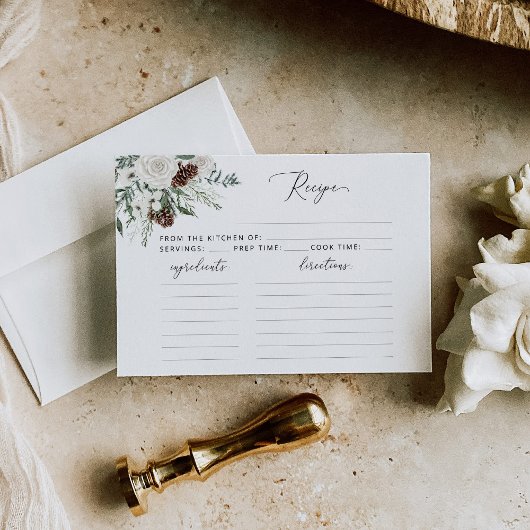 Winterdennenappelrecept voor bruid