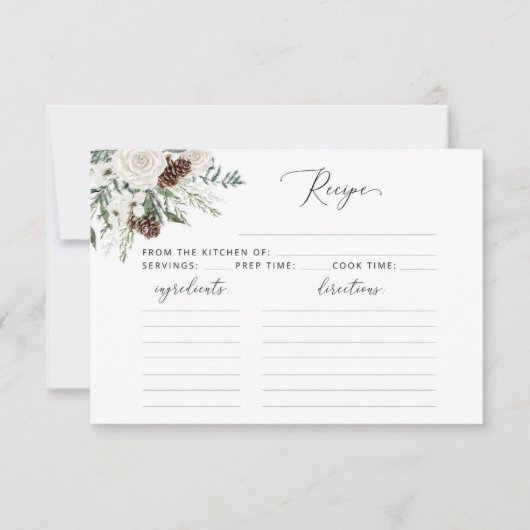 Winterdennenappelrecept voor bruid (Voorkant)