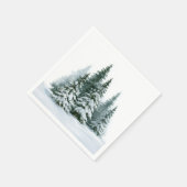 Winterdennenbomen Servet (Hoek)