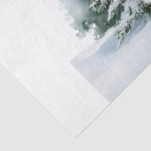 Winterdennenbomen Tissuepapier (Detail)