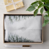 Winterdennenbomen Tissuepapier (Geschenk)