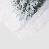 Winterdennenbomen Tissuepapier (Detail)