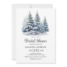 Winterdennenbos Sneeuw in Liefde Vrijgezellenfeest