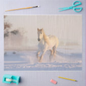 winterdepapier voor paardeweefsel tissuepapier (Craft)