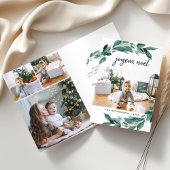 Winterdichtheid | Gevouwen vakantiefotokaart Feestdagen Kaart