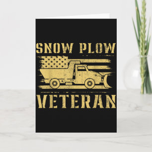 Winterdienst Sneeuwschuiver Veteraan Gepensioneerd Kaart