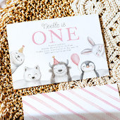 Winterdieren 1e verjaardag uitnodiging