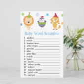 Winterdieren Baby-tekstrammer (Staand voorkant)