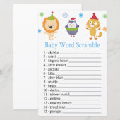 Winterdieren Baby-tekstrammer (Voorkant / Achterkant)