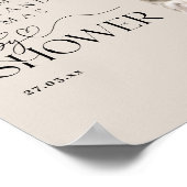 Winterdieren Genderneutraal Baby shower Foam Poster (Hoek)