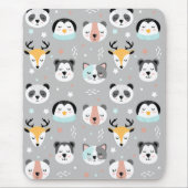 Winterdieren Muismat (Voorkant)