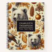  winterdieren notitieboek (Voorkant)