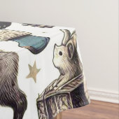  winterdieren patroon tafelkleed (Voorbeeld)