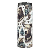 winterdieren patroon thermosbeker (Achterkant)
