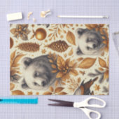  winterdieren tissuepapier (Craft)